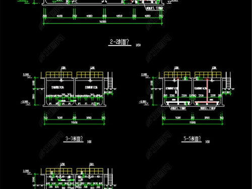 某乳制品厂污水站生物接触氧化处理工艺施工设计平面图解析